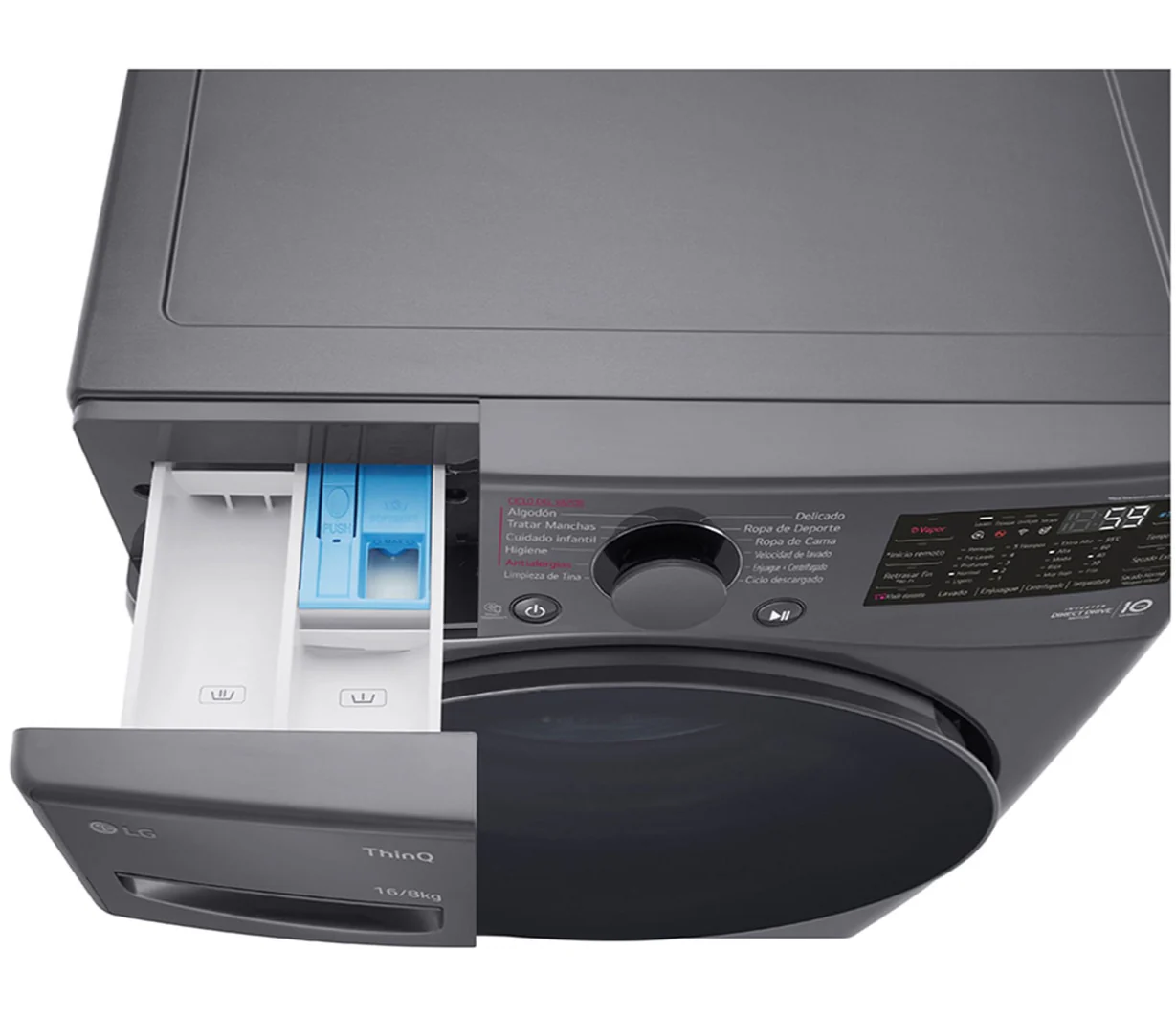 Lavadora y Secadora LG WD16MG2S6P | Eléctrica | 16Kg | Carga Frontal - Image 8