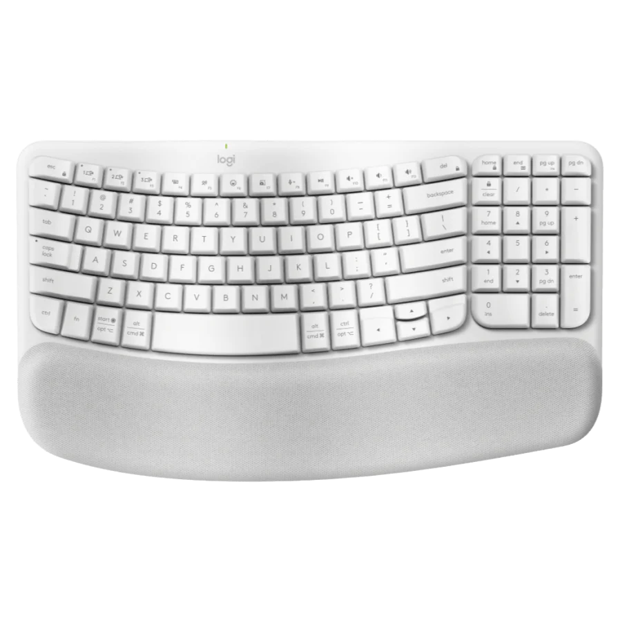 Teclado Inalámbrico Logitech Wave Keys | Ergonómico | Bluetooth | En Español - Image 2