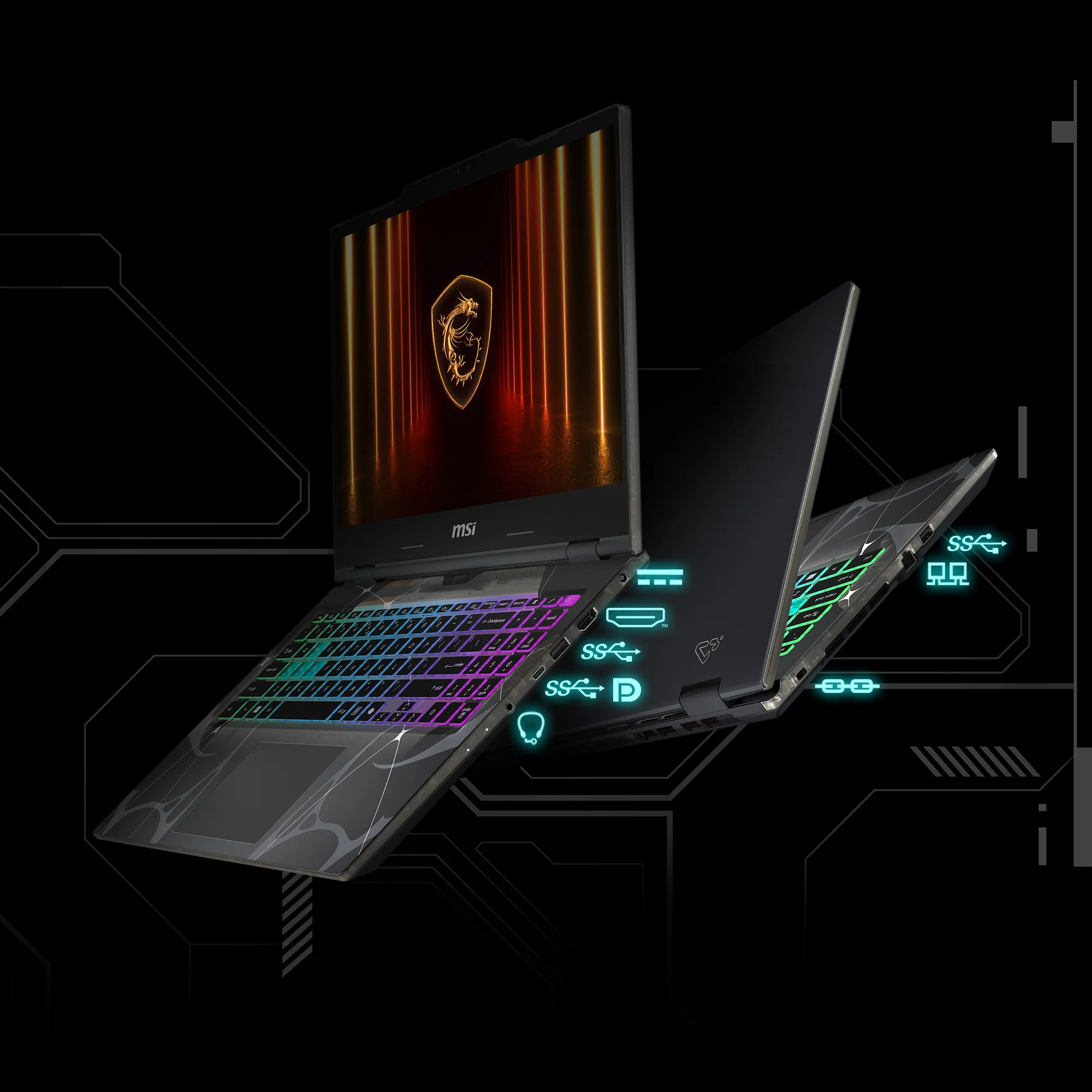 MSI Cyborg A15 15QL | AMD Ryzen 7 260 | 16GB RAM | 512GB SSD | 15.6" | GeForce RTX 5050 | Windows 11 Home - Image 10