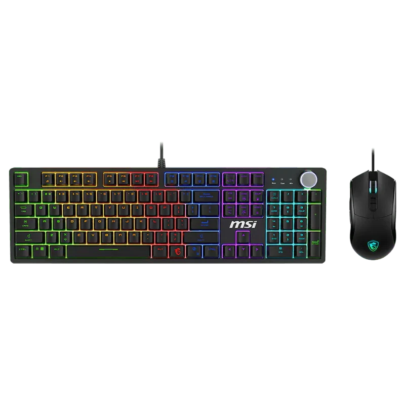 Combo Teclado/Mouse MSI Forge GK320 FORGEGK320 | Mecánico | USB 2.0 | Gaming