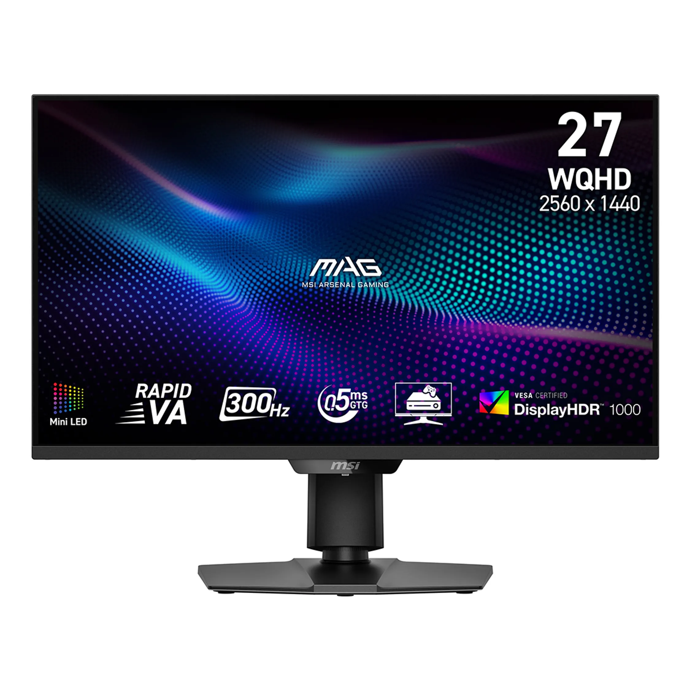 Monitor Gaming MSI MAG 274QPF | 27" | 2560x1440 | Mini LED | 300Hz | HDMI | DisplayPort