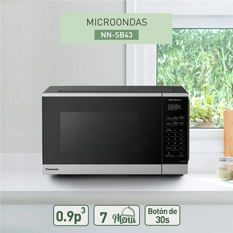 Microondas Panasonic NN-SB43QSRPH | 0.9 Pies Cúbicos | 800W - Image 4