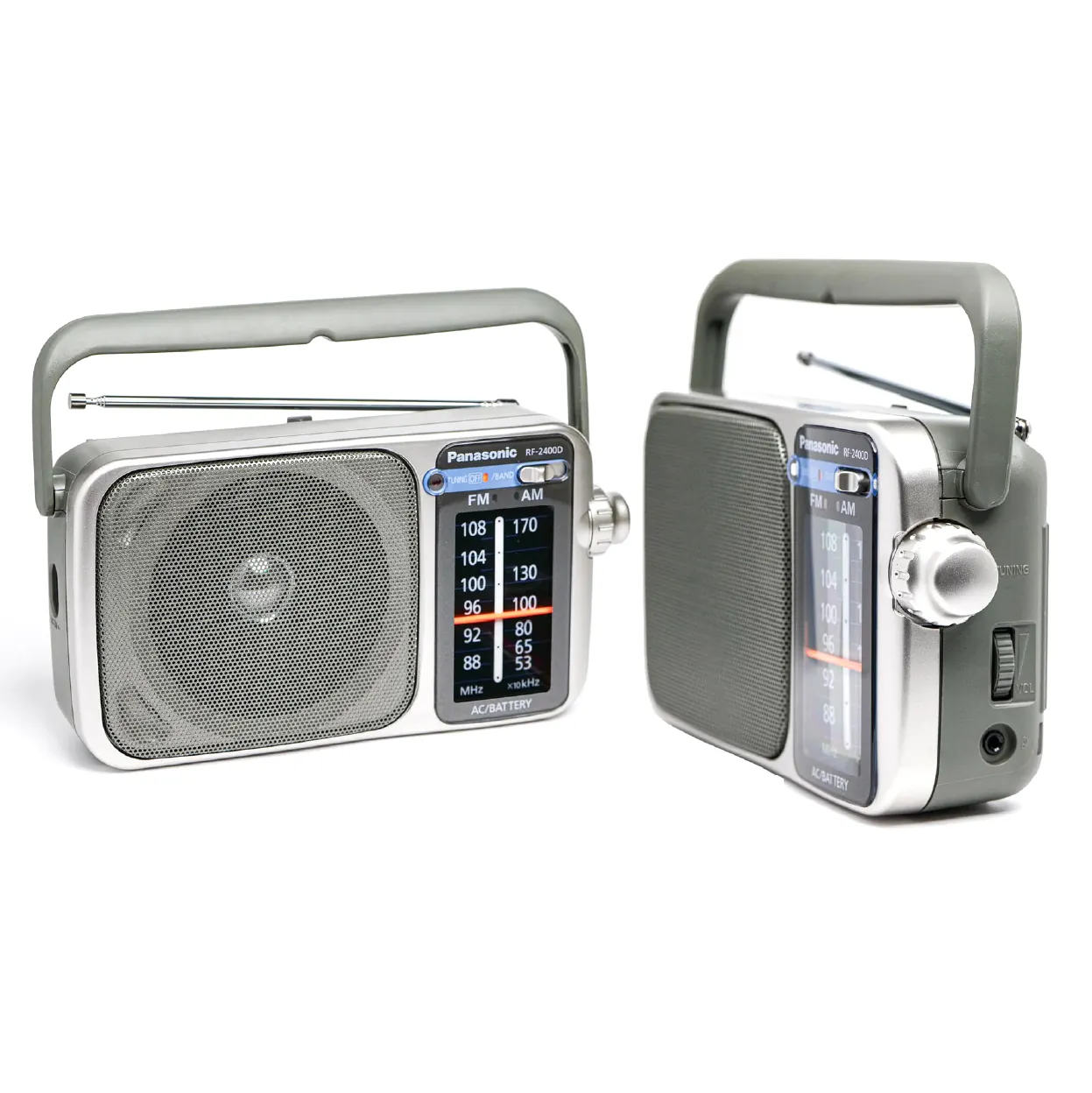 Radio Portátil Panasonic RF-2400DP-S | AM-FM | Batería-AC - Image 2