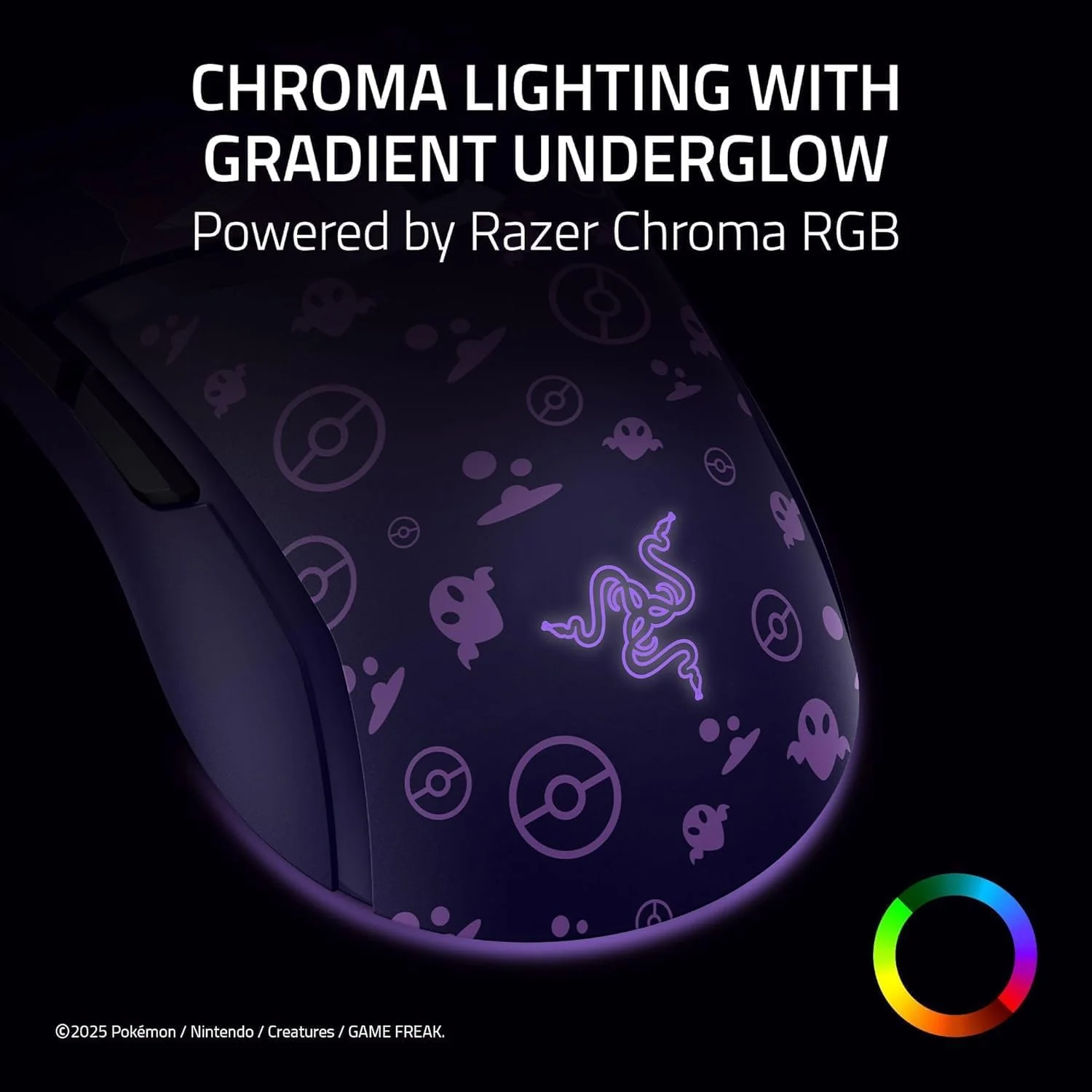 Mouse Razer Cobra Custom Pokemon Gengar Edition RZ01-04650700-R3M1 | Cableado - Image 5
