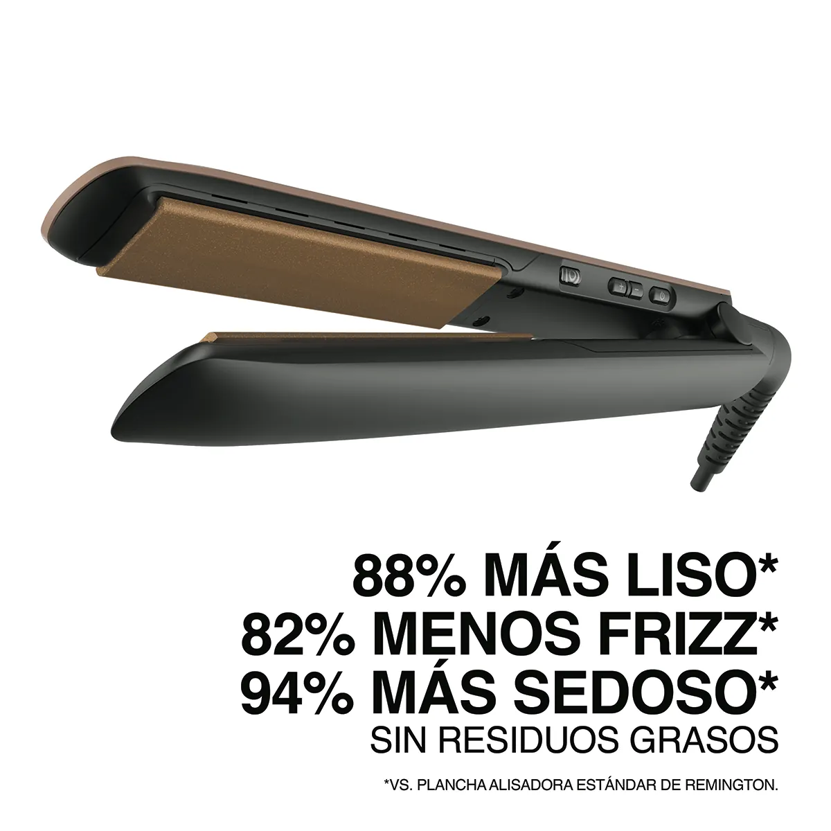 Plancha de Cabello Remington Keratina y Aceite de Argan S8599 - Image 3