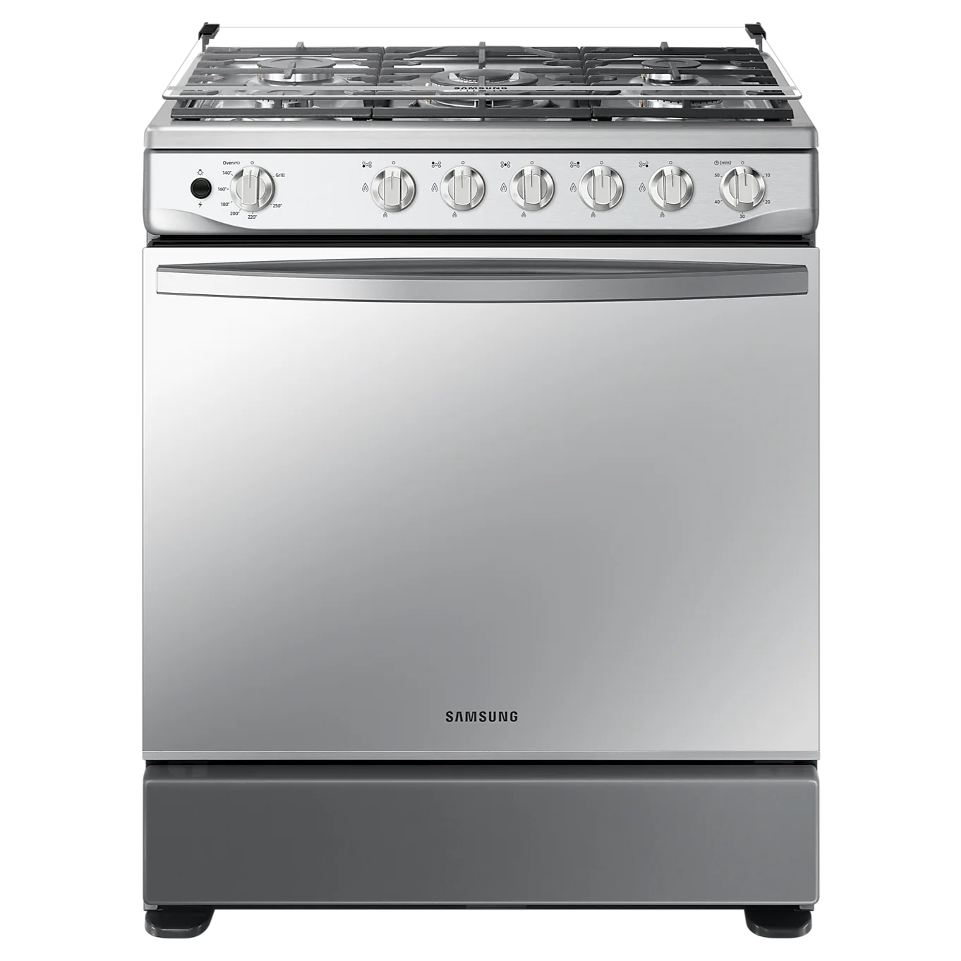 Estufa a Gas Samsung NX52T7522LS/AP | 30" | 5 Quemadores