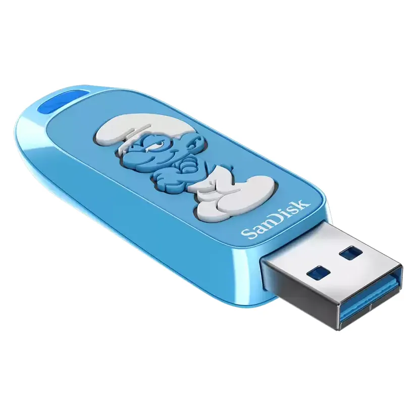 Memoria USB SanDisk edición limitada Los Pitufos