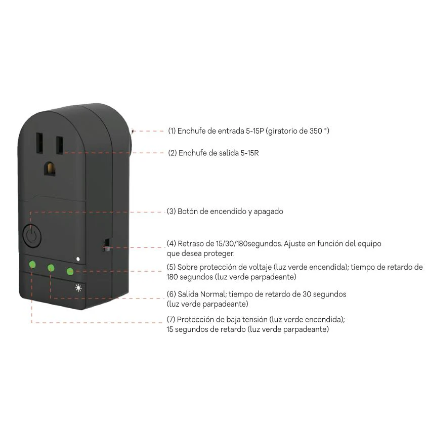 Protector de Voltaje Selectron PVAV120 | 120V | 50/60Hz | 15A - Image 4