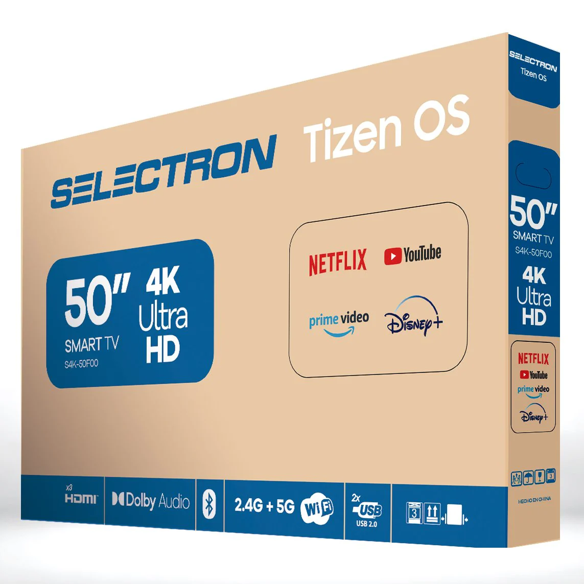 Televisor Selectron S4K-50F00 | Tizen OS | 50" | 4K | HDMI | USB | Wi-Fi | Bluetooth | DVB-T - Image 7