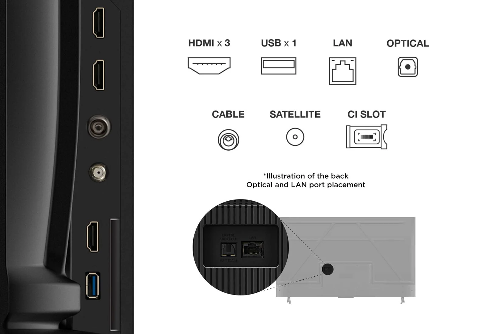Televisor TCL 55V6C | 55" | 4K | Google TV | HDMI | USB | Wi-Fi | Bluetooth - Image 6