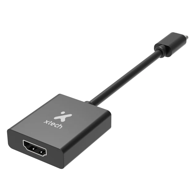 Adaptador XTECH XTC-541 | USB-C Macho a HDMI Hembra | 10cm